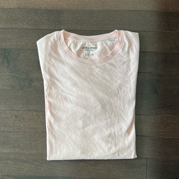 Pink Jack&Jones Short Sleeve T-Shirt Size M - Picture 1 of 1